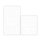 White Serif Alphabet Iron-On Transfers by Make Market®